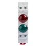 Індикатор на DIN-рейку e.i.din.220.red.green, червоно-зелений