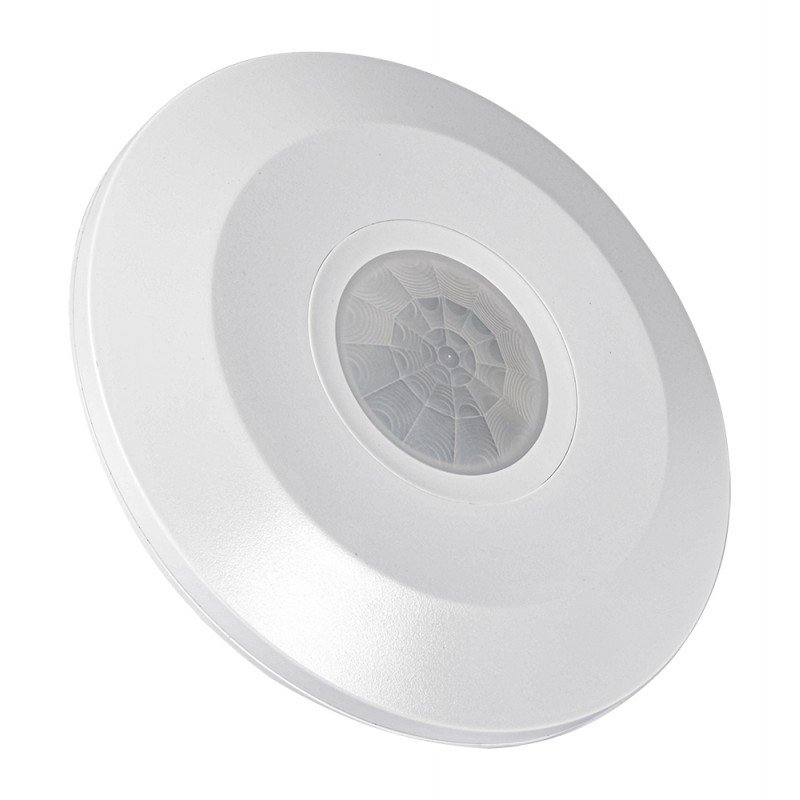 Датчик присутності інфрачервоний стельовий e.sensor.presence.pir.05.white(білий), 360°, IP20