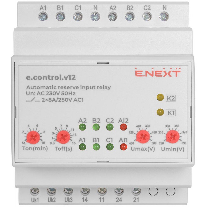 Реле автоматичного вводу резерву e.control.v12