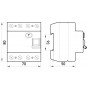Вимикач диференційного струму e.industrial.rccb.4.40.10, 4р, 40А, 10мА