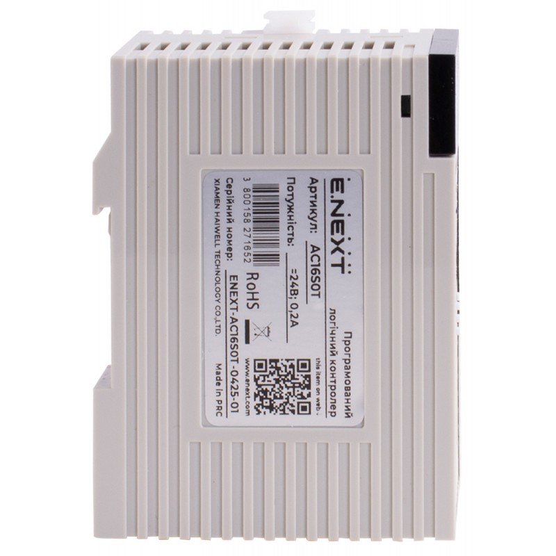 Програмований логічний контролер серії АС 24В 8DI 8DO (NPN) 1 RS485 1 Ethernet