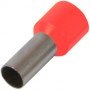 Ізольований наконечник втулковий e.terminal.stand.e6012.red 6,0 кв.мм, червоний