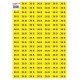 Самоклеюча наліпка "36В" e.sticker.voltage.36.1 (40х20мм) 102 шт/аркуш