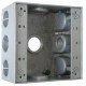 Коробка розподільча (монтажна) металева без кришки e.industrial.pipe.db.thread.5.х.1/2" з 5 різьбовими вводами 1/2"
