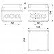 Коробка розподільча пластикова Z2 W IP55 (250*165*138)