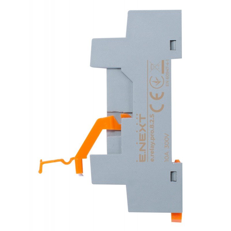 Роз'єм модульний e.relay.pro.8.2.S для проміжного реле 8А на 2 групи контактів