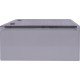 Корпус удароміцний з АБС-пластика e.plbox.400.500.175.3f.6m.tr, 400х500х185мм, IP65 з прозорими дверцятами, панеллю під 3 - фазний лічильник та 6 модулів