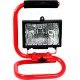 Прожектор під галогенну лампу e.halogen.base.150, переносний, червоний, 150Вт