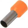 Ізольований наконечник втулковий e.terminal.stand.e1008.orange 1,0 кв.мм, помаранчевий