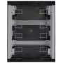 Корпус пластиковий на 24 модулів e.plbox.pro.n.24b.black навісний, чорний з непрозорими дверцятами IP40