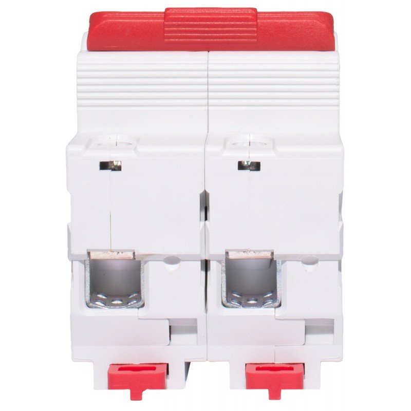 Модульний автоматичний вимикач e.mcb.stand.60.DC.2.C125, 2р, 125А, C, 6кА, DC