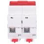 Модульний автоматичний вимикач e.mcb.stand.60.DC.2.C125, 2р, 125А, C, 6кА, DC