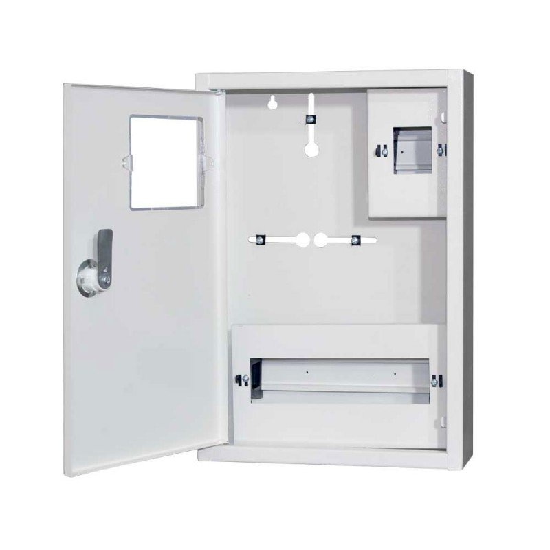 ЯУР-1Н-12Э эк., 1-ф. електронний лічильник, 12 мод., IP31, навісний, 260*355*100