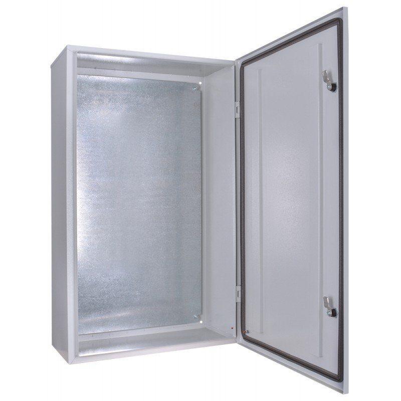 Корпус металевий e.mbox.stand.p.90.50.30 IP54 з монтажною панеллю (900x500x300)