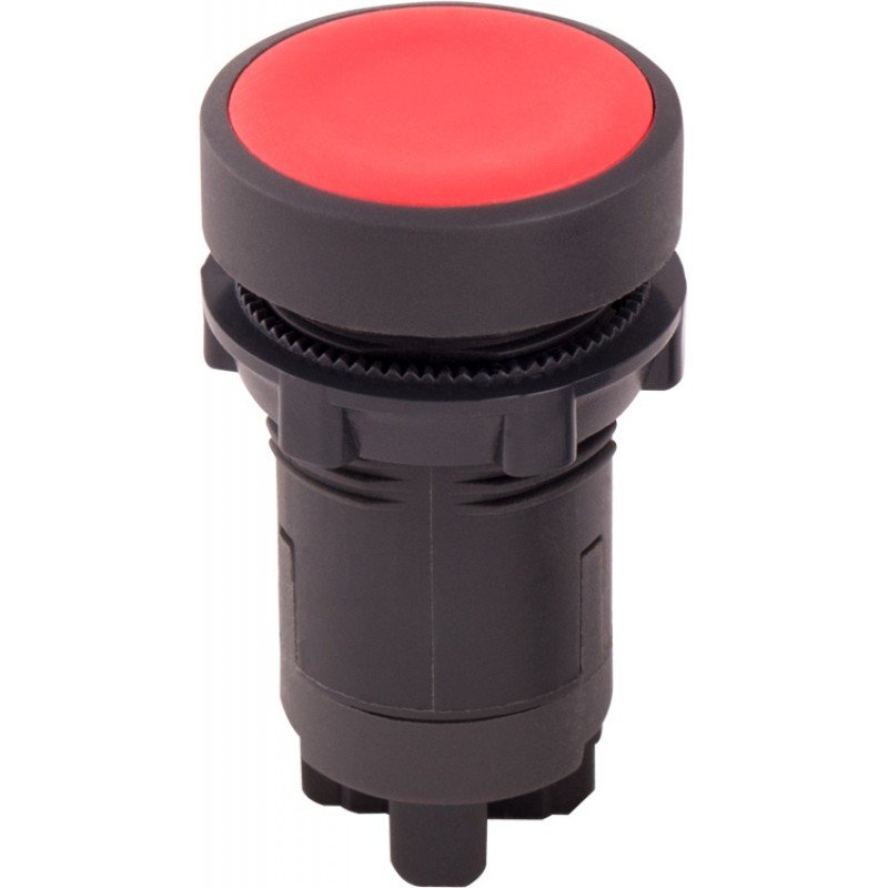 Кнопка пластикова без фіксації e.mb.ea42 червона, 1NС