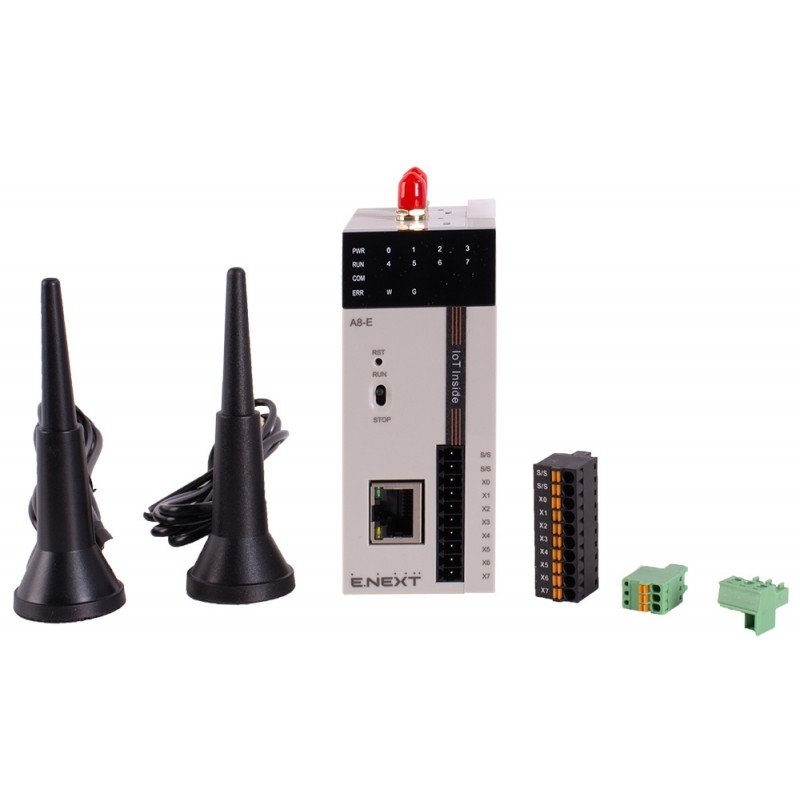 Програмований логічний контролер + HMI WEB 24В 8 DI 1 RS485 1 Ethernet Wi-Fi Global 4G/3G/2G MQTT