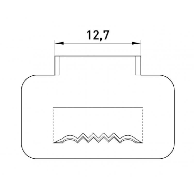 Сталева скріпа e.steel.fastener.pro.12,7