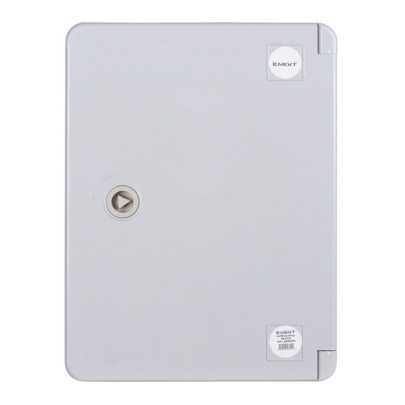 Корпус з ABS-пластику e.plbox.pro.p.28.21.13 з непрозорими дверцятами 280х210х130мм ІР65
