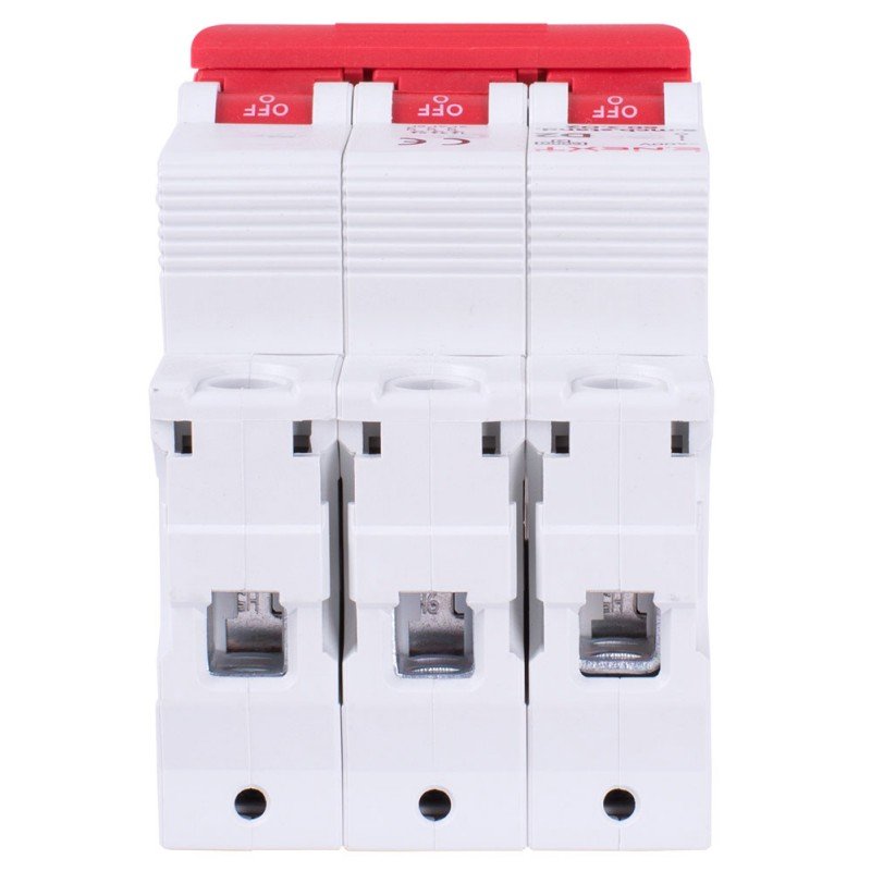 Модульний автоматичний вимикач e.mcb.stand.60.3.D6, 3р, 6А, D, 6кА