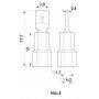 Наконечник ізольований e.terminal.stand.mdd1.25.110.8 (dd.m.0,5.1,5)