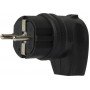 Вилка кутова каучукова e.plug.rubber.angle.027.16, з з/к, 16А