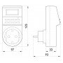 Реле часу електронне розеточне e.control.t14