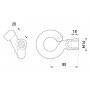 Гак-гайка e.nut.hook.pro.38.16, D38, М16