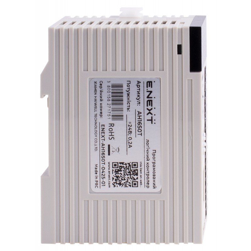 Програмований логічний контролер серії АH 24В 8DI 8DO (NPN) 1 RS485 1 Ethernet