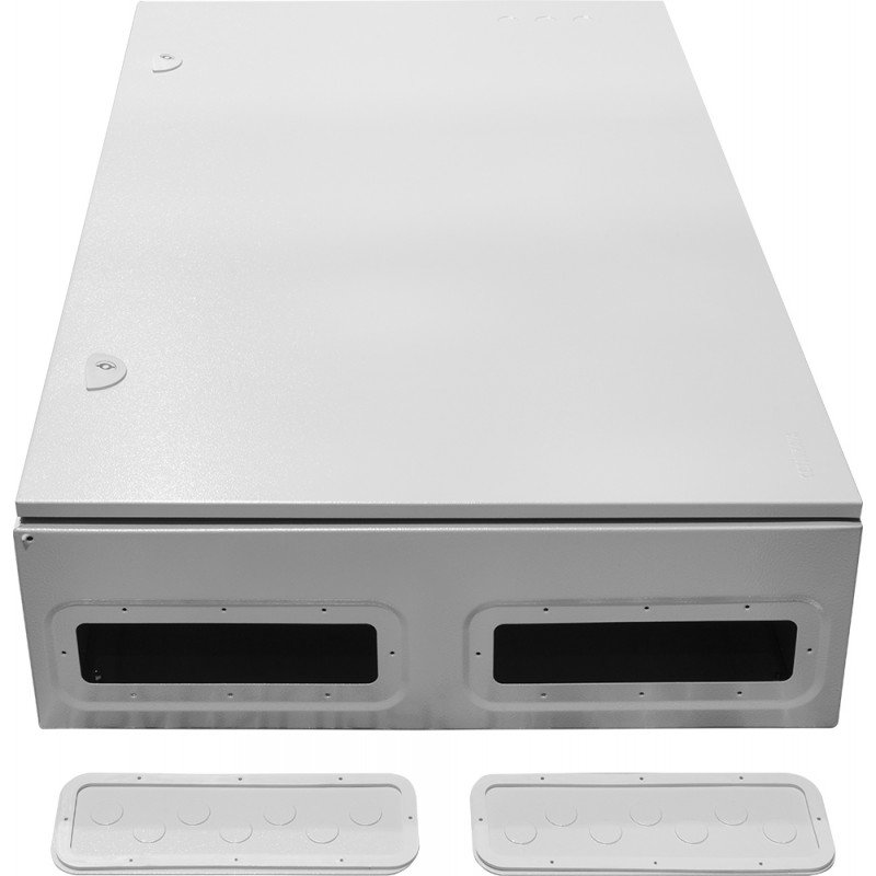 Корпус металевий e.mbox.industrial.p.45.35.15z IP41 з монтажною панеллю (450х350х150)