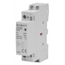 Модульний контактор e.mc.pro.2.20.2NO.24DC, 2р, 20А, 2NO, 24В