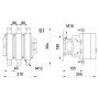 Контактор e.industrial.ukc.630.380, 630А, 380В, no