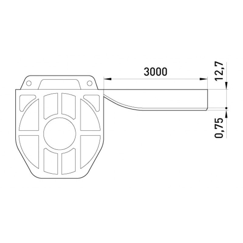 Сталева бандажна стрічка e.steel.band.pro.12,7.75.30, 12,7х0,75мм, 30м