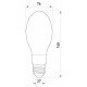 Лампа ртутна високого тиску e.lamp.hpl.e27.125, Е27, 125 Вт