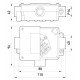 Коробка розподільча металева Р16/3, IP 44, 400 B, 5*4