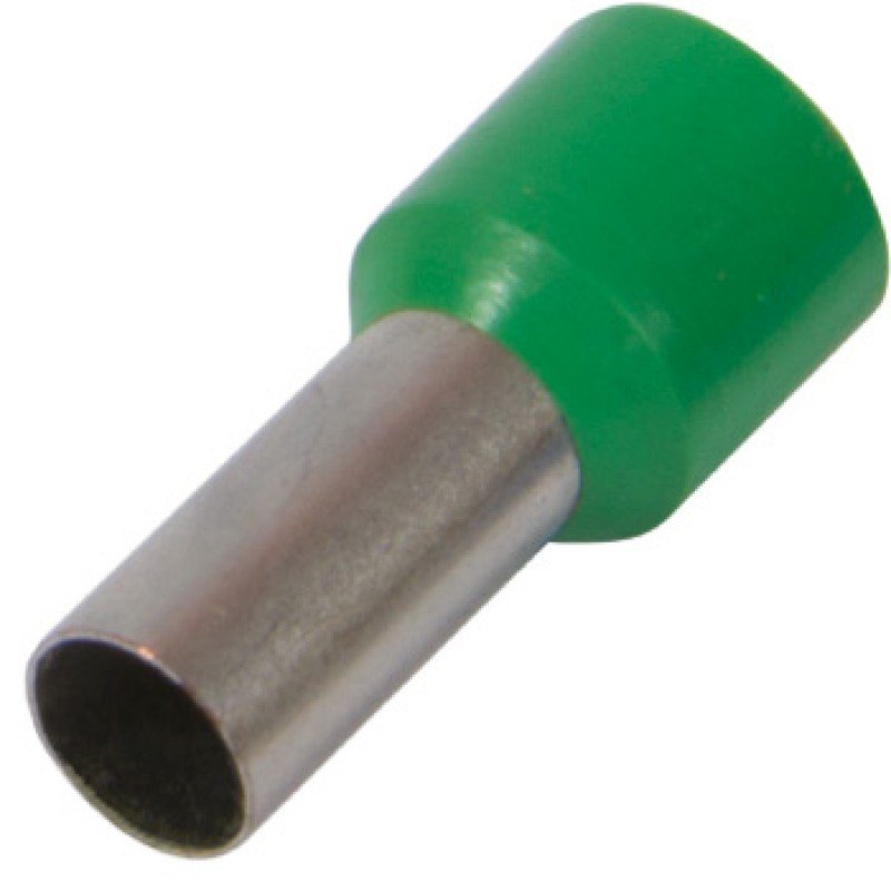 Ізольований наконечник втулковий e.terminal.stand.e1508.green 1,5 кв.мм, зелений
