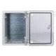 Корпус з ABS-пластику e.plbox.pro.p.40.30.17.tr з прозорими дверцятами 400x300x170мм ІР65