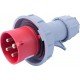 Силова вилка переносна e.plug.014.16.67, 4п., 400В, 16А, IP 67