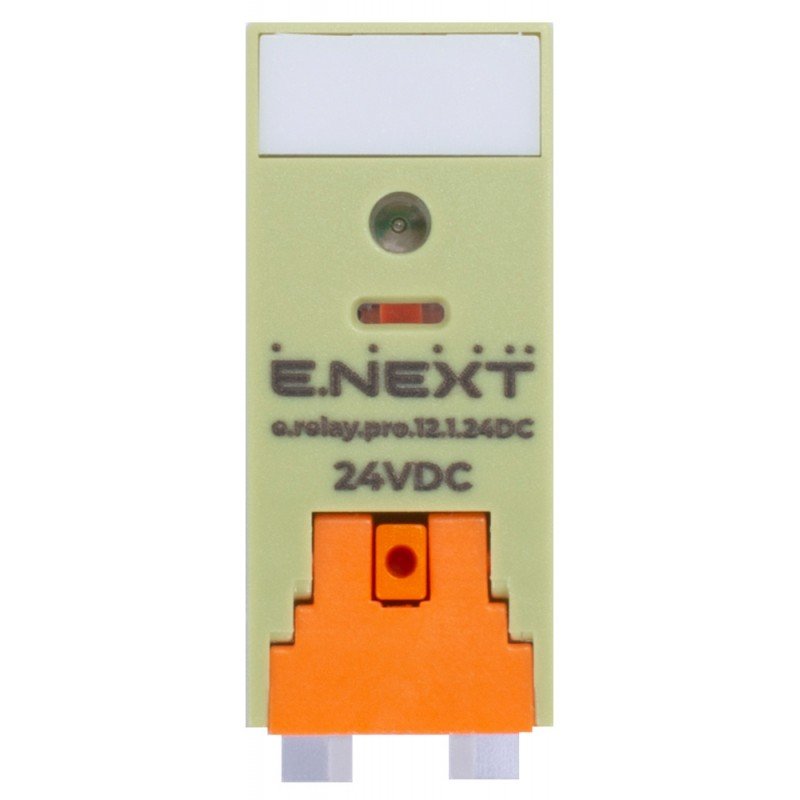 Реле проміжне e.relay.pro.12.1.24DC, 12А, 1 група контактів, котушка 24В DC