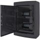 Корпус пластиковий на 24 модулів e.plbox.pro.n.24b.black навісний, чорний з непрозорими дверцятами IP40