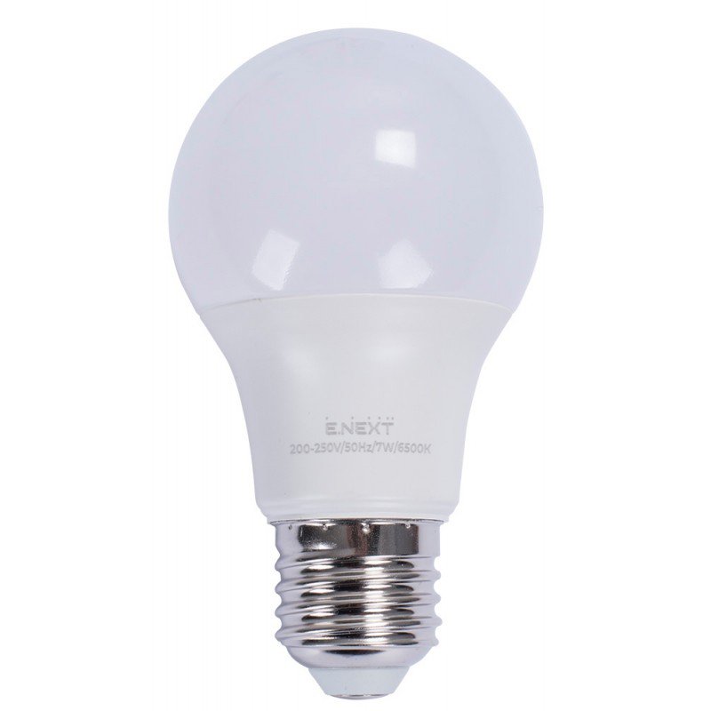 Лампа світлодіодна e.LED.lamp.A60.E27.7.6500, 7Вт, 6500К