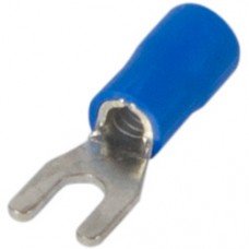 Ізольований наконечник вилковий e.terminal.stand.sv.5,5.8.blue 4-6 кв.мм, синій
