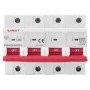 Модульний автоматичний вимикач e.industrial.mcb.150.4.C80, 4р, 80А, C, 15кА
