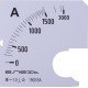 Шкала до амперметра щитового e.meter72.a1500.scale АС 1500А 72х72мм