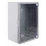 Корпус з ABS-пластику e.plbox.pro.p.60.40.20.tr з прозорими дверцятами 600x400x200мм ІР65
