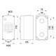 Корпус розподільчий e.industrial.box.4, до 4-х модулів, вологозахищенний, IP65