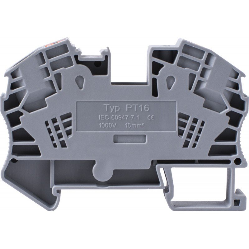 Клемна колодка набірна на DIN-рейку e.tc.din.spring.16