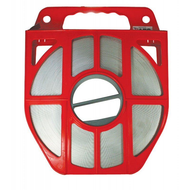 Сталева бандажна стрічка e.steel.band.pro.12,7.75.30, 12,7х0,75мм, 30м