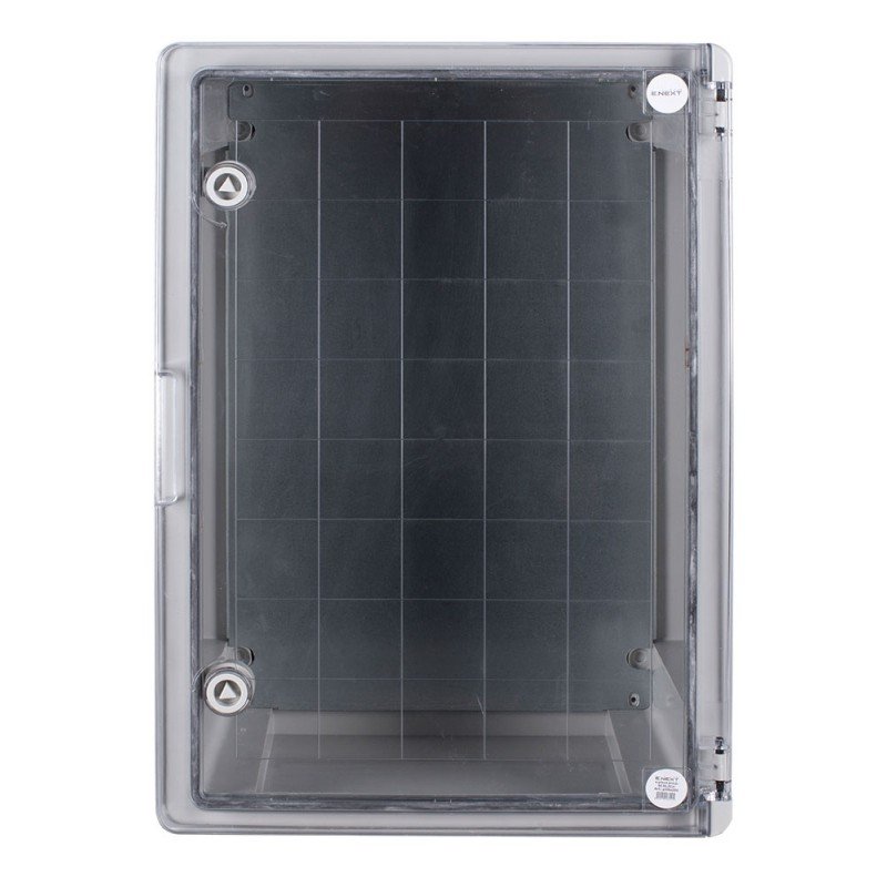 Корпус з ABS-пластику e.plbox.pro.p.60.40.20.tr з прозорими дверцятами 600x400x200мм ІР65