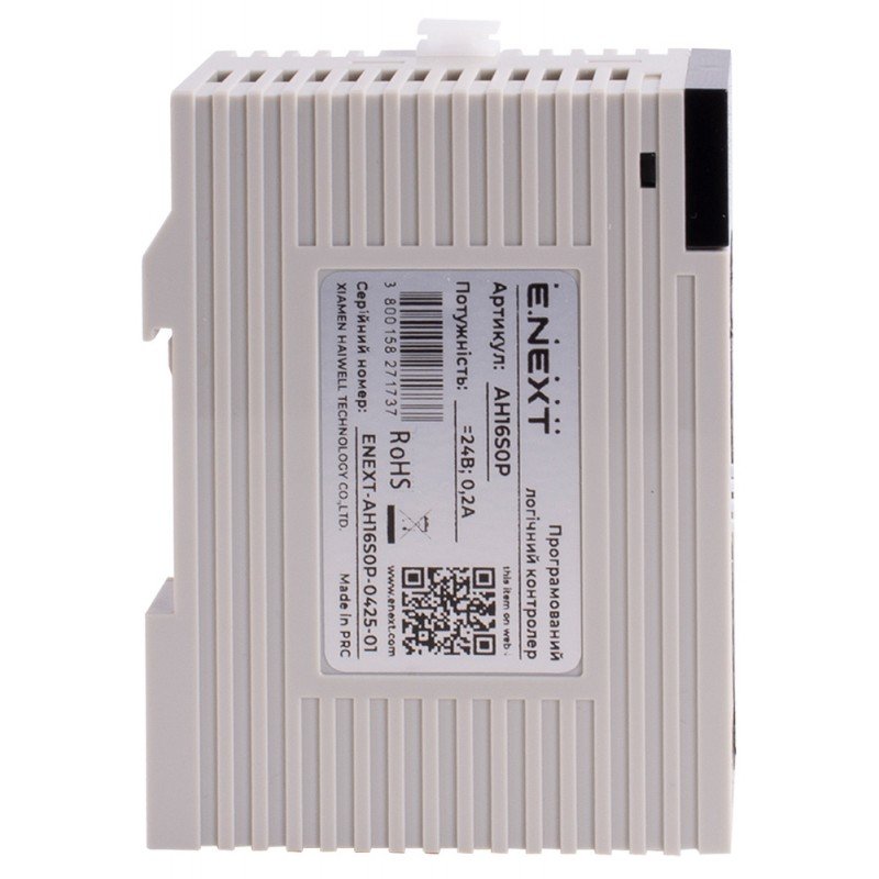 Програмований логічний контролер серії АH 24В 8DI 8DO (PNP) 1 RS485 1 Ethernet