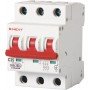 Модульний автоматичний вимикач e.industrial.mcb.100.3.C40, 3 р, 40А, C, 10кА